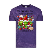 Cloud Purple it's fine we're fine everythıng is fine! Vintage Tee - FaDigitalArtStudio