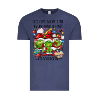 Vintage Denim it's fine we're fine everythıng is fine! Vintage Tee - FaDigitalArtStudio