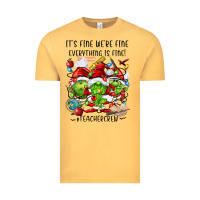 Vintage Mustard it's fine we're fine everythıng is fine! Vintage Tee - FaDigitalArtStudio