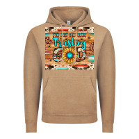 Vintage Coffee i'm just out here trusting god Vintage Hoodie - JahusDesignShop