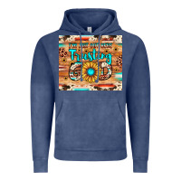 Vintage Denim i'm just out here trusting god Vintage Hoodie - JahusDesignShop