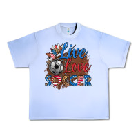Grape Ice live love soccer Urban Heavy Tee - HRA Design Shop