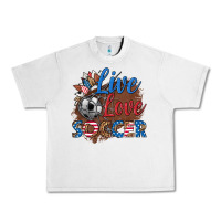 Lunar Rock live love soccer Urban Heavy Tee - HRA Design Shop