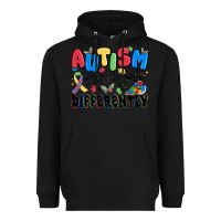 Black autism seeing the world differently Heavyweight Hoodie - MaliasSmallBusiness