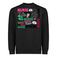Black nurse Heavyweight Sweatshirt - Zillion Design Studio