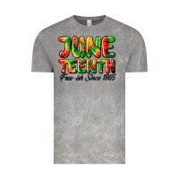 Cloud Rock juneteenth free ish since 1865 Vintage Tee - HRA Design Shop