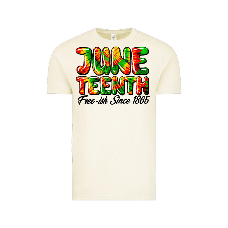 Juneteenth Free Ish Since 1865 Vintage Tee by HRA Design Shop | Teevron