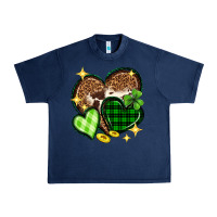 Navy St. Patrick's Day hearts Urban Heavy Tee - Neo Western