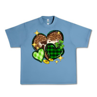 Pebble Blue St. Patrick's Day hearts Urban Heavy Tee - Neo Western