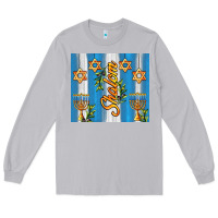 Moon Dust shalom with star of david Long Sleeve Tee - AdoDesignShop