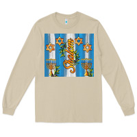 Mushroom shalom with star of david Long Sleeve Tee - AdoDesignShop