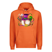 Carrot mardi gras baseball Premium Hoodie - LillyAllenDesigns