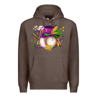 Coffee mardi gras baseball Premium Hoodie - LillyAllenDesigns