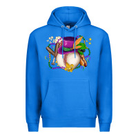 True Royal mardi gras baseball Premium Hoodie - LillyAllenDesigns