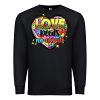 Black Love needs no words Premium Sweatshirt - NancyCooperArtShop