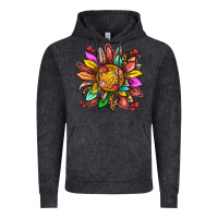 Vintage Black strawberry sunflower Vintage Hoodie - texasbilliewilder