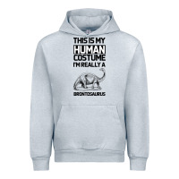 Heather Grey This Is My Human Costume Im Really A Brachiosaurus Urban Hoodie - Bettercallsaul