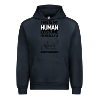 Navy This Is My Human Costume Im Really A Brachiosaurus Urban Hoodie - Bettercallsaul