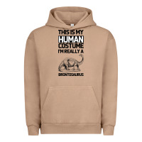 Pigment Burro This Is My Human Costume Im Really A Brachiosaurus Urban Hoodie - Bettercallsaul