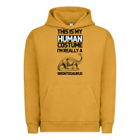 Pigment Peanut Butter This Is My Human Costume Im Really A Brachiosaurus Urban Hoodie - Bettercallsaul