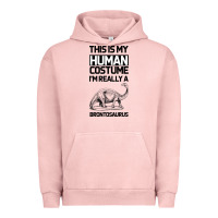 Pigment Salmon This Is My Human Costume Im Really A Brachiosaurus Urban Hoodie - Bettercallsaul