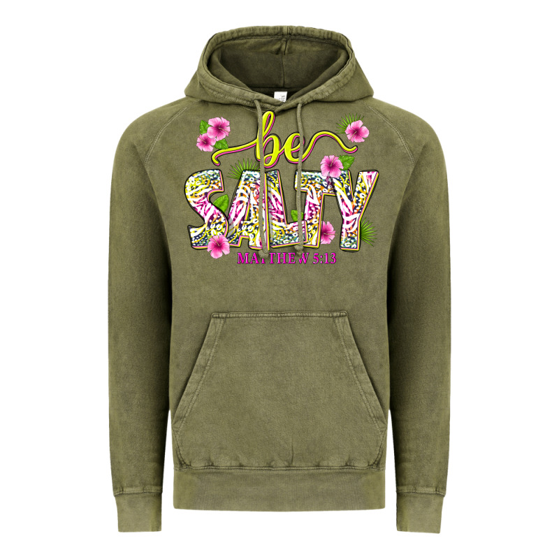 Summer Be Salty Matthew 5 13 Vintage Hoodie by texasbilliewilder | Teevron