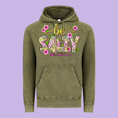 Summer Be Salty Matthew 5 13 Vintage Hoodie Designed By Texasbilliewilder
