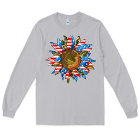 Moon Dust sunflower front Long Sleeve Tee - AdoDesignShop
