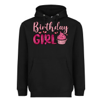 Black birthday girl cupcake Heavyweight Hoodie - MaliasSmallBusiness