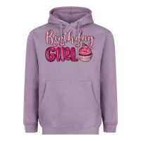 Lavender birthday girl cupcake Heavyweight Hoodie - MaliasSmallBusiness