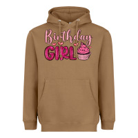 Toasted Coconut birthday girl cupcake Heavyweight Hoodie - MaliasSmallBusiness