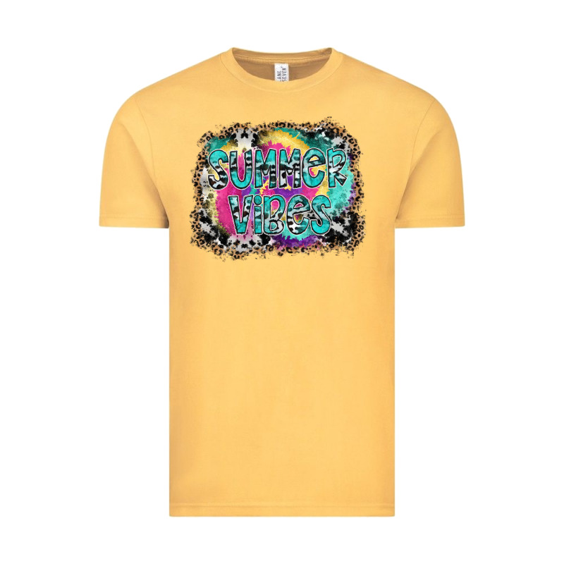 Summer Vibes Vintage Tee by SublimationCraftShop | Teevron