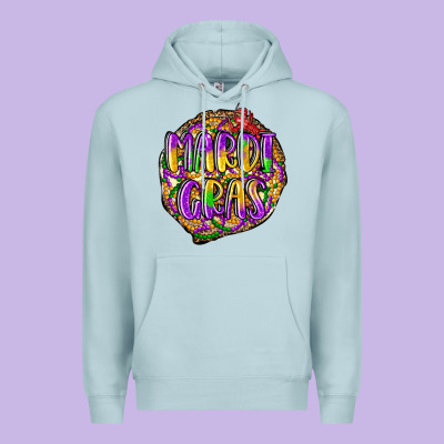Mardi Gras Premium Hoodie Designed By Lillyallendesigns