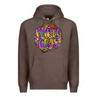 Coffee mardi gras Premium Hoodie - LillyAllenDesigns
