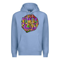 Colony Blue mardi gras Premium Hoodie - LillyAllenDesigns