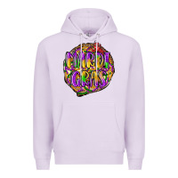 Lilac mardi gras Premium Hoodie - LillyAllenDesigns