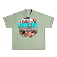 Oil Green eat sleep soccer repeat Urban Heavy Tee - HRA Design Shop