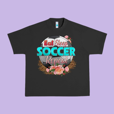 Eat Sleep Soccer Repeat Urban Heavy Tee Designed By Hra Design Shop