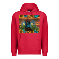 Cardinal boot cactus sunflower gemstone Premium Hoodie - AdoDesignShop