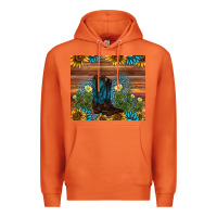 Carrot boot cactus sunflower gemstone Premium Hoodie - AdoDesignShop