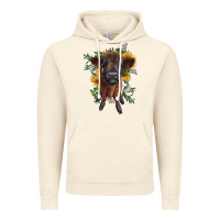Vintage Artic highland cow with sunflower Vintage Hoodie - RanaPortraitStore