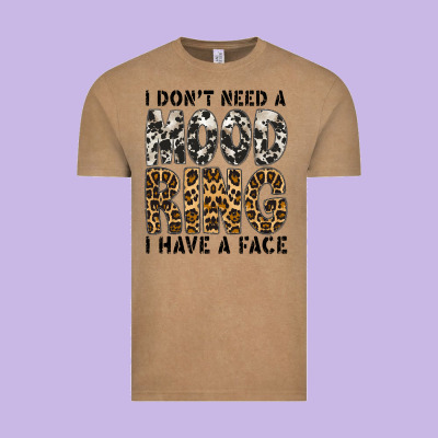 I Dont Need A Mood Ring I Have A Face Vintage Tee Designed By Cowhidedigitalart