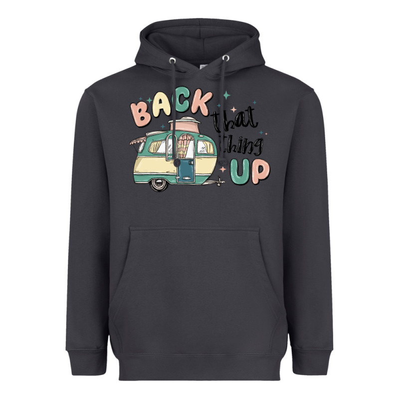 Back That Thing Up Heavyweight Hoodie by MaliasSmallBusiness | Teevron