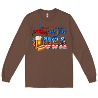 Chestnut party in the usa Long Sleeve Tee - AdoDesignShop