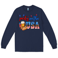 Navy party in the usa Long Sleeve Tee - AdoDesignShop