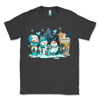 Smoke winter snowman coffee cups Classic Tee - AdoDesignShop