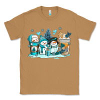 Toasted Coconut winter snowman coffee cups Classic Tee - AdoDesignShop