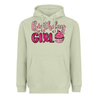 Matcha birthday girl cupcake Heavyweight Hoodie - MaliasSmallBusiness