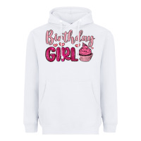 White birthday girl cupcake Heavyweight Hoodie - MaliasSmallBusiness