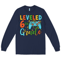Navy leveled 6th grade Long Sleeve Tee - JahusDesignShop